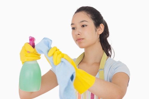 Professional spot cleaning and stain treatment for furniture