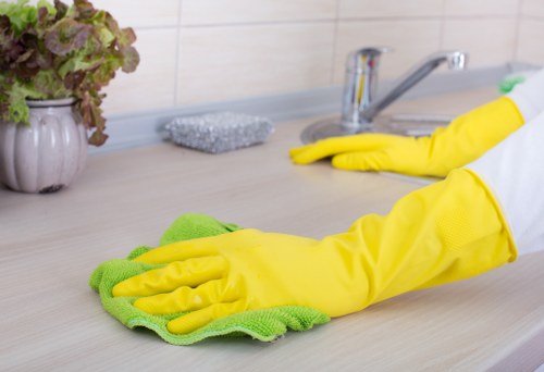 Deep cleaning service in an Edgware property