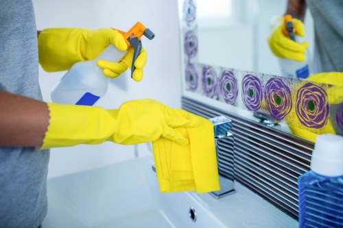 Treating common household stains on fabric surfaces in Edgware